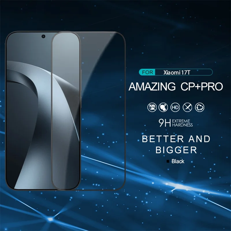 NILLKIN CP+PRO per Xiaomi 17T Pellicola Protettiva in Vetro AGC Ultra Trasparente - Trasparente
