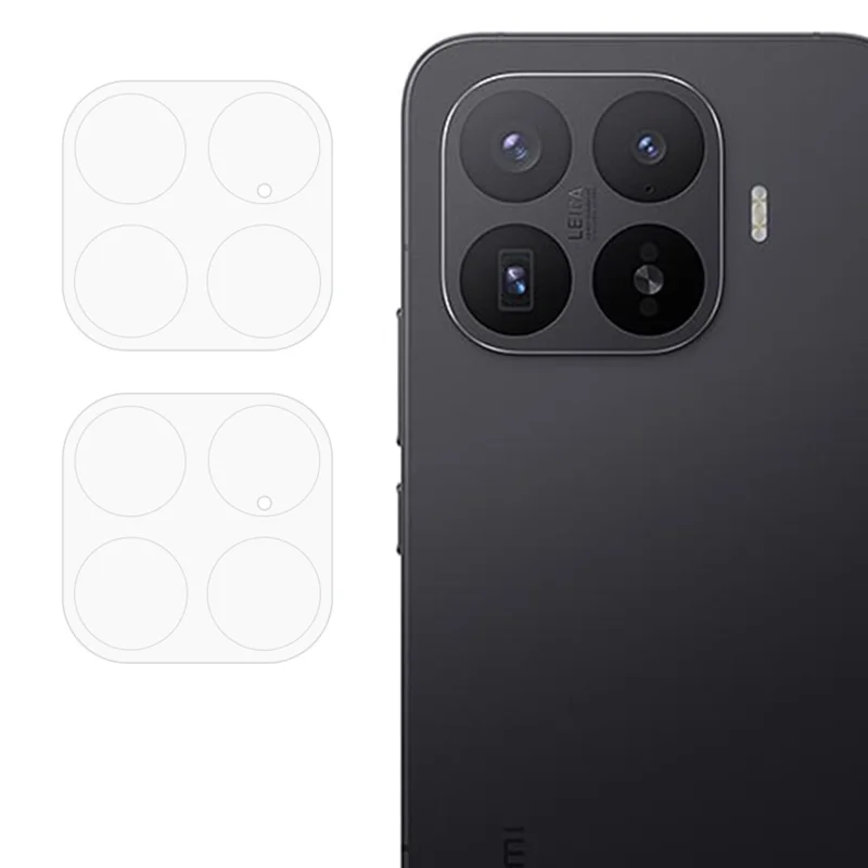 2 st för Xiaomi 17T Pro kamerobjektivskydd 2,5D temprerat glas objektivfilm - genomskinlig