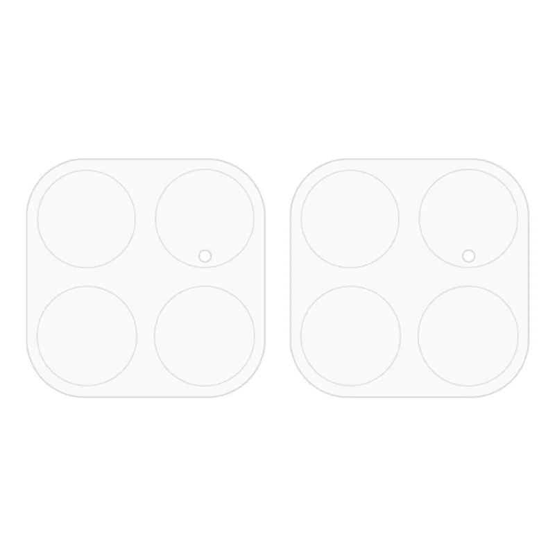 2 st för Xiaomi 17T Pro kamerobjektivskydd 2,5D temprerat glas objektivfilm - genomskinlig