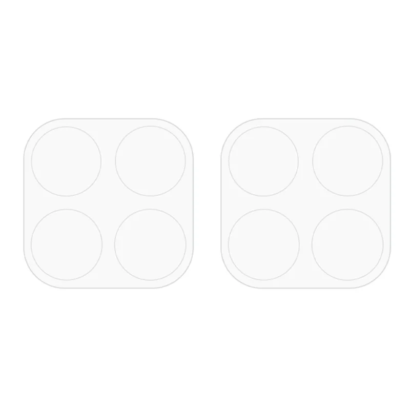 2 st för Xiaomi 17T kameraobjektivskydd 2,5D härdat glas objektivfilm - genomskinlig