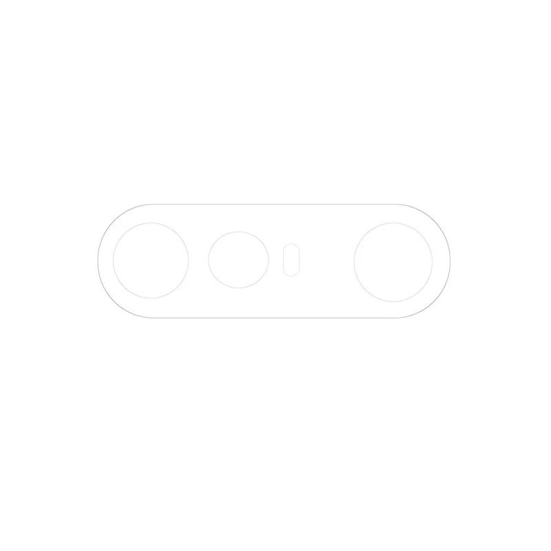 2PCS For vivo X300 FE 5G Camera Lens Protector 2.5D Tempered Glass Lens Film - Transparent