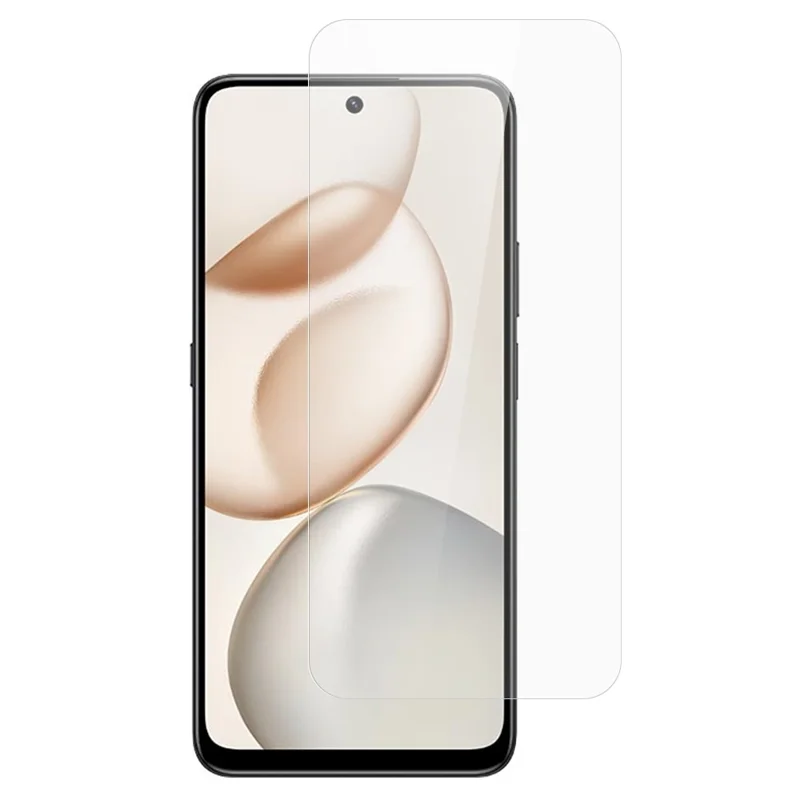 Für Honor Play10 5G Displayschutz 0,3 mm abgerundete Kante aus gehärtetem Glas, keine Vollabdeckung – transparent
