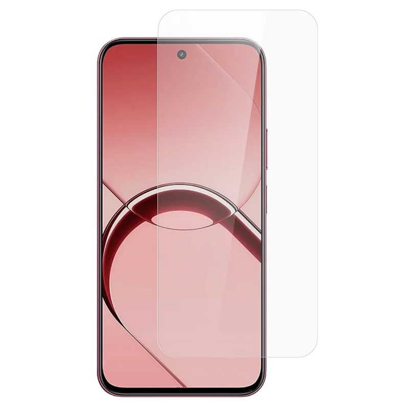 For Realme 16T 5G Screen Protector 0.3mm Arc Edge Tempered Glass Film, Not Complete Coverage - Transparent