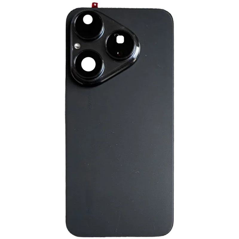 Voor Huawei Pura 80 Pro OEM batterijbehuizing met cameralenskap - Zwart