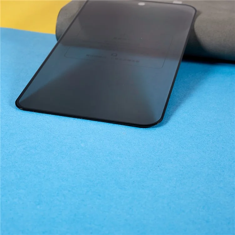 Anti-spy Screen Protector for Oppo Find N2 5G, Silk Printing Complete Covering Side Glue Tempered Glass Film