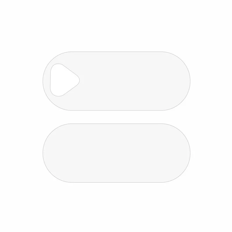 For Google Pixel 11 Pro Fold Tempered Glass Split-type Camera Lens Protector Ultra Clear Full Coverage Lens Film - Transparent