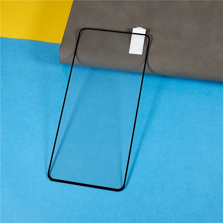 Para Xiaomi Poco X5 Pro 5G / Redmi Note 12 Pro Speed 5G Silk Printing Tempered Glass Screen Protector Full Cover Full Glue Black Edge Anti-Scratch Film