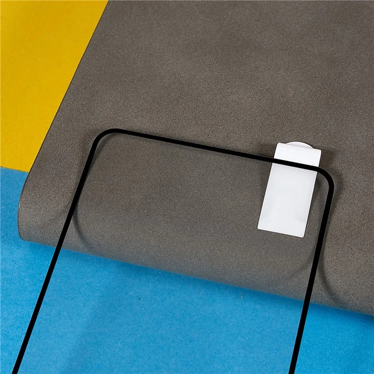 Para Xiaomi Poco X5 Pro 5G / Redmi Note 12 Pro Speed 5G Silk Printing Tempered Glass Screen Protector Full Cover Full Glue Black Edge Anti-Scratch Film