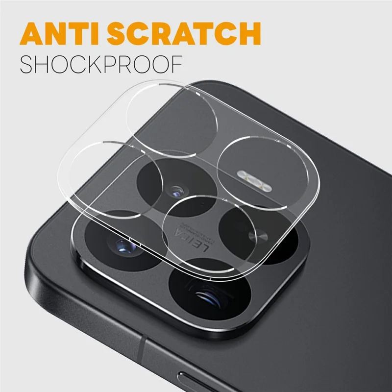 NORTHJO 2 Unidades para Xiaomi 17T Protetor de Lente de Vidro Temperado 9H de Cobertura Total Transparente - Transparente