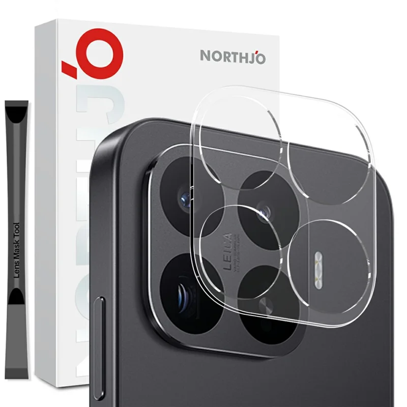 NORTHJO til Xiaomi 17T Kamerahytte Beskytter af Hærdet Glas HD Klar 3D Fuld Dækning - Gennemsigtig
