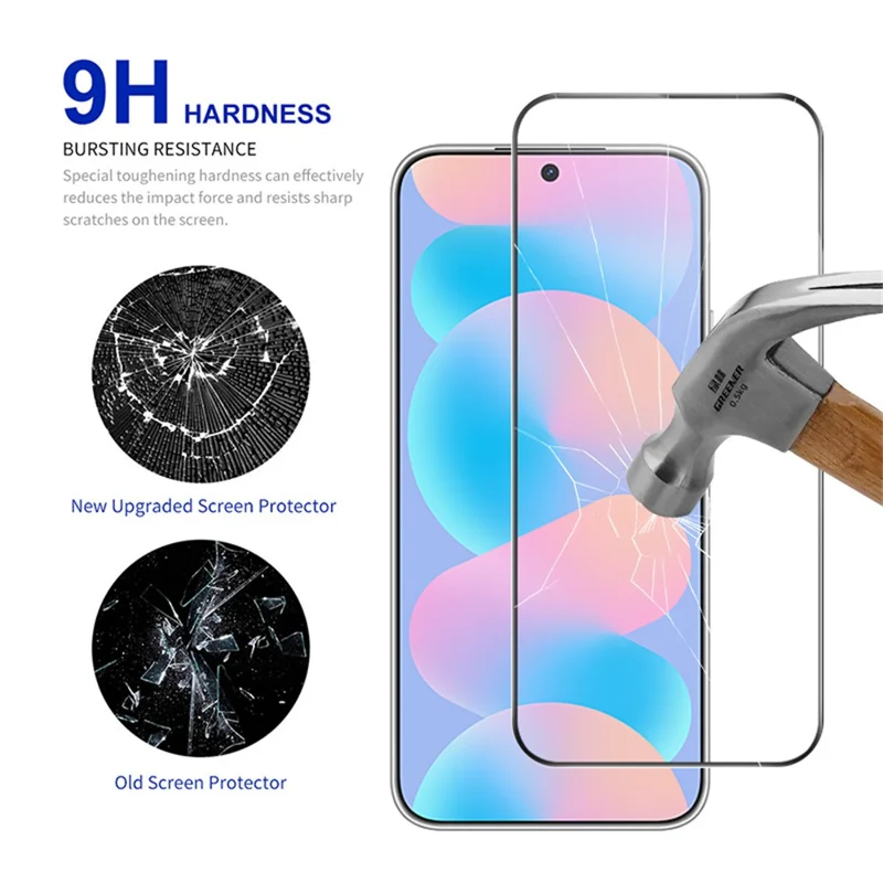RURIHAI pour Huawei nova 16z 5G Protecteur d'écran en verre aluminosilicate Film de protection pour écran de téléphone