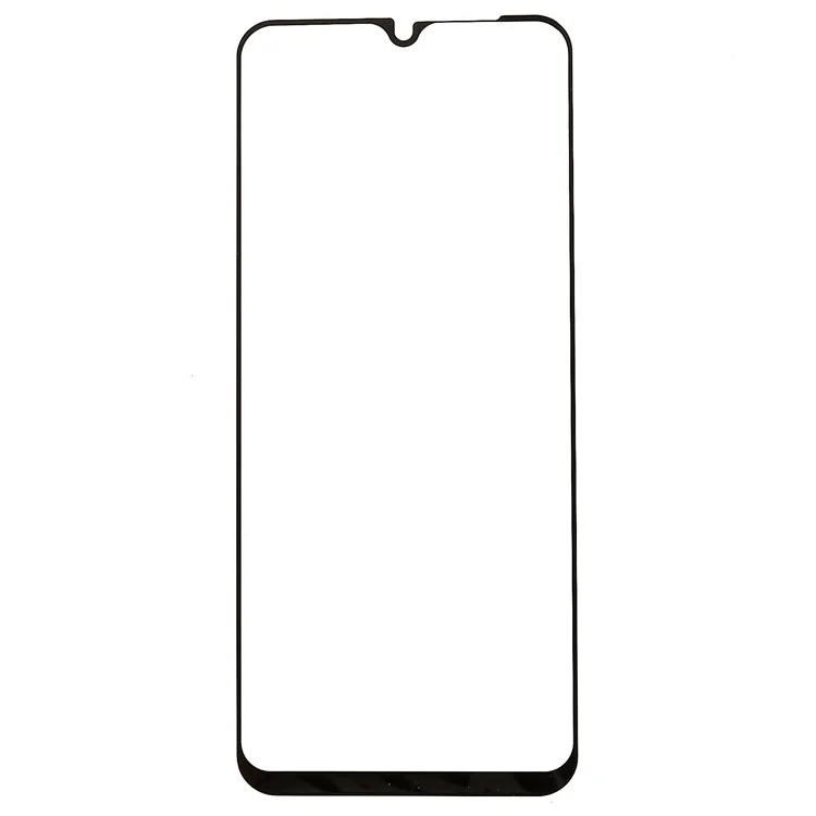 For Xiaomi Redmi 12C 4G Silk Printing Screen Protector Black Edge Full Glue Tempered Glass Full Cover Scratch Resistant Film