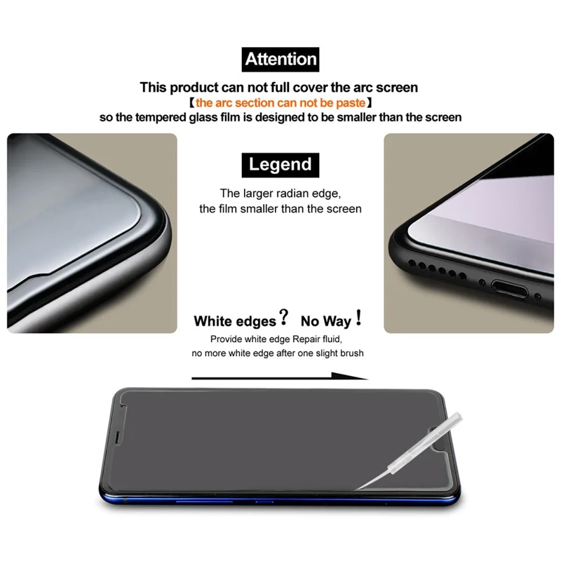 Proteggi schermo in vetro temperato IMAK H Series per Samsung Galaxy Z Fold8 Protezione antirottura (non copertura totale) - Trasparente