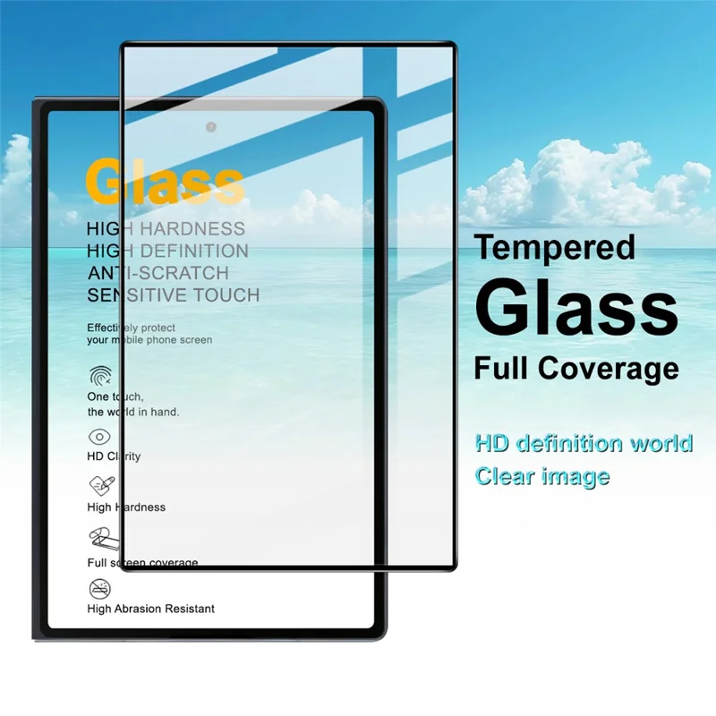 Proteggi schermo in vetro temperato IMAK Pro+ Series per Samsung Galaxy Z Fold8, protezione totale con tocco sensibile - Trasparente