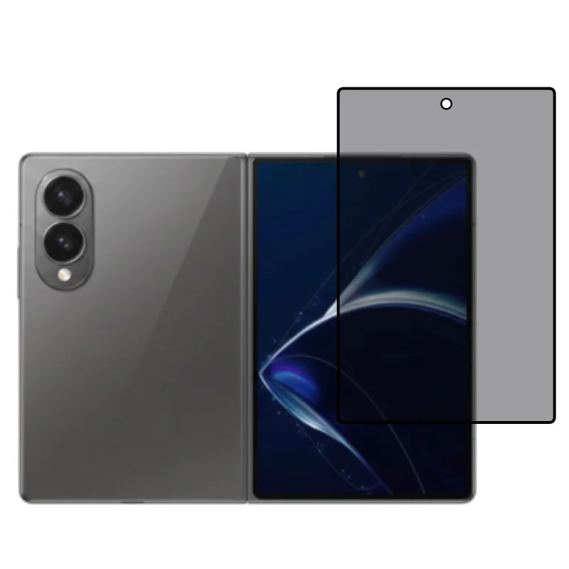 Protezione per schermo anti-spionaggio per Samsung Galaxy Z Fold8, protezione in vetro temperato con design in stampa serigrafica, copertura totale