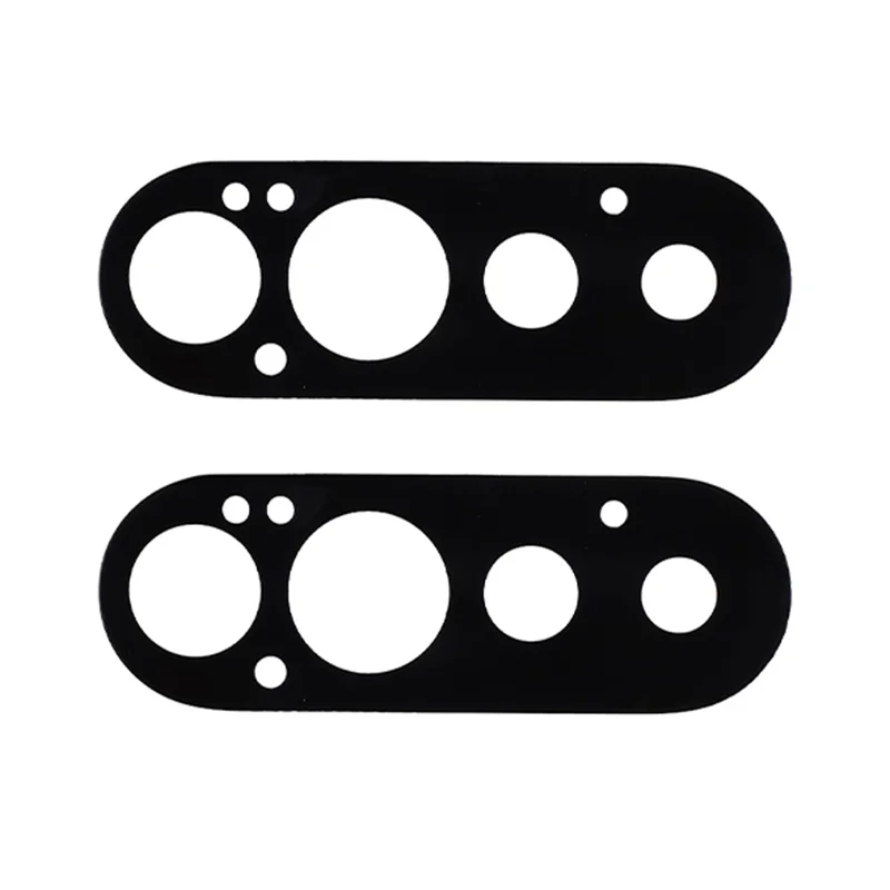 2 unidades para Google Pixel 11 Pro protector de lente de cámara protector de vidrio templado de borde curvo 2.5D con impresión de seda película completa para lente trasera - negro