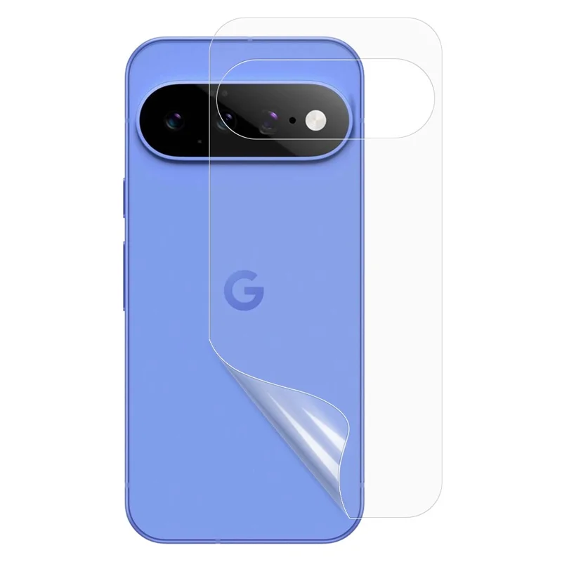 Protector trasero para teléfono Google Pixel 11 antirayaduras, película ultraclara de cubierta trasera PET, NO cubre por completo - Transparente