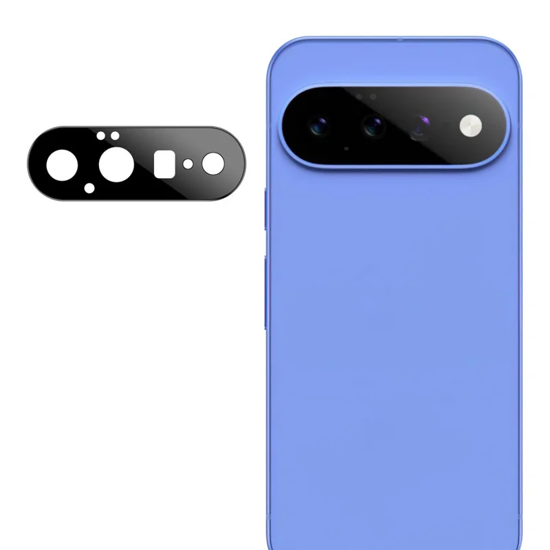 IMAK para Google Pixel 11 Protector de Lente de Cámara Película de Vidrio Templado HD Transparente Recubrimiento Completo - Negro