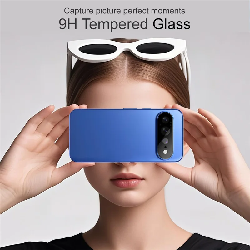 IMAK na Google Pixel 11 Pro XL Ochrona Obiektywu Aparatu Szklana Folia Ochronna HD Przezroczysta Pełne Zakrycie - Czarny