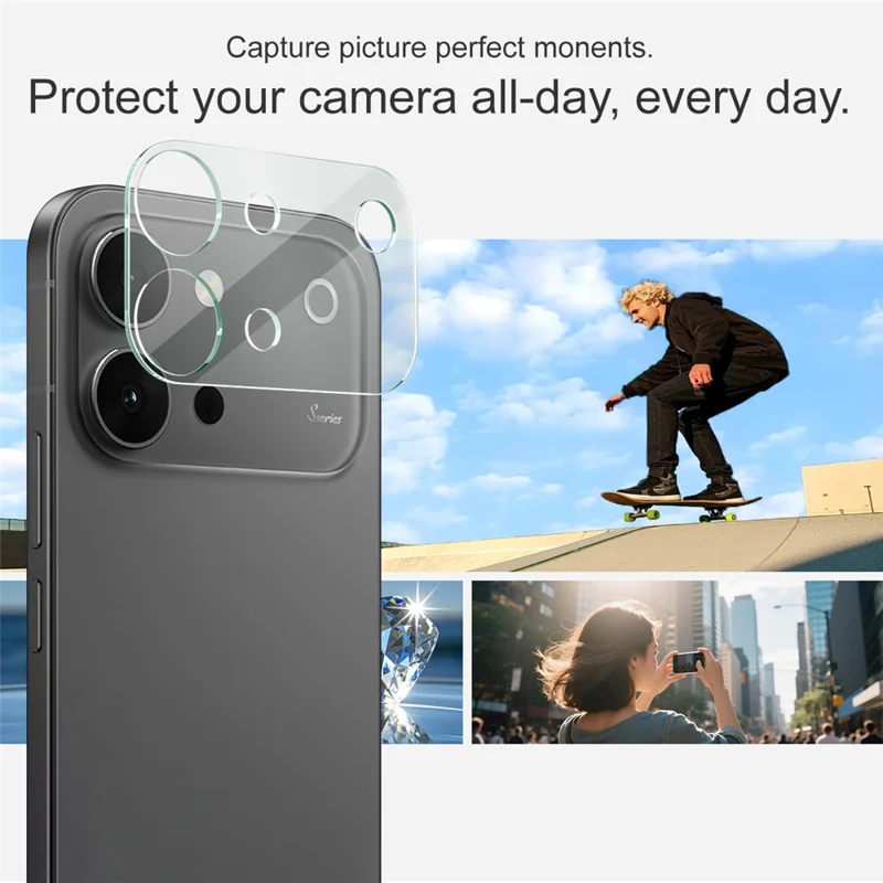 IMAK dla vivo S60 Vitality, szyba hartowana pokrywająca całkowicie obiektyw aparatu + osłonka z akrylu - przezroczysta