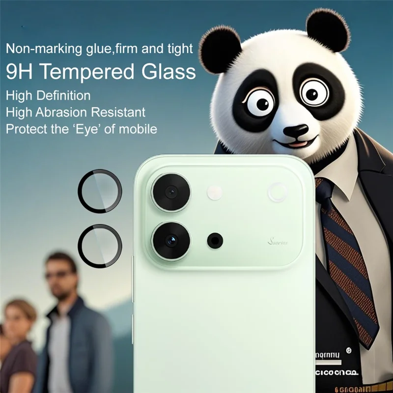 IMAK Protector de Lente de Cámara de Vidrio Templado para vivo S60 Vitality con Marco de Posicionamiento Automático (Cobertura Completa) - Transparente