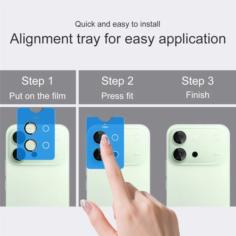 IMAK Protector de Lente de Cámara de Vidrio Templado para vivo S60 Vitality con Marco de Posicionamiento Automático (Cobertura Completa) - Transparente