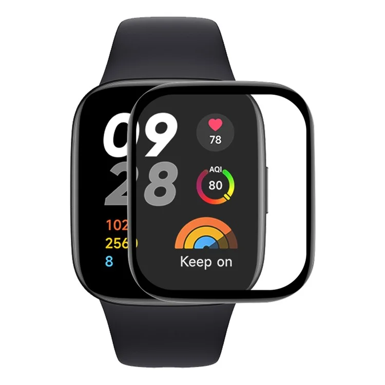 ENKAY HAT PRINCE für Xiaomi Redmi Band 3 HD Klarer Smartwatch-Bildschirmschutz 3D gebogenes PMMA-Soft-PC-Rand-Vollschutzfilm