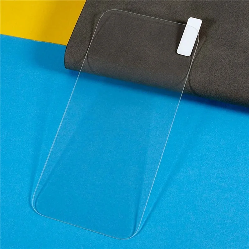 Pellicola protettiva per iPhone 18 Pro Max con bordo arrotondato grande placcata, in vetro temperato in alluminio-silicio ad alto tasso