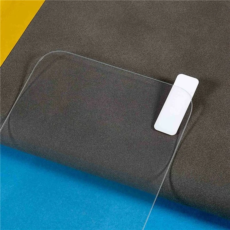Pellicola protettiva per iPhone 18 Pro Max con bordo arrotondato grande placcata, in vetro temperato in alluminio-silicio ad alto tasso