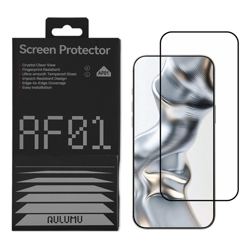 AULUMU AF01 Для экрана iPhone Air Защитное стекло Высокой четкости Закаленное стекло с инструментом легкой установки - Прозрачный