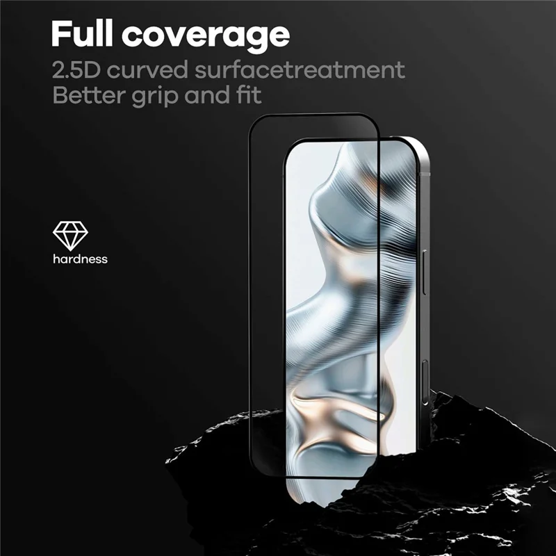AULUMU AF01 Для экрана iPhone Air Защитное стекло Высокой четкости Закаленное стекло с инструментом легкой установки - Прозрачный