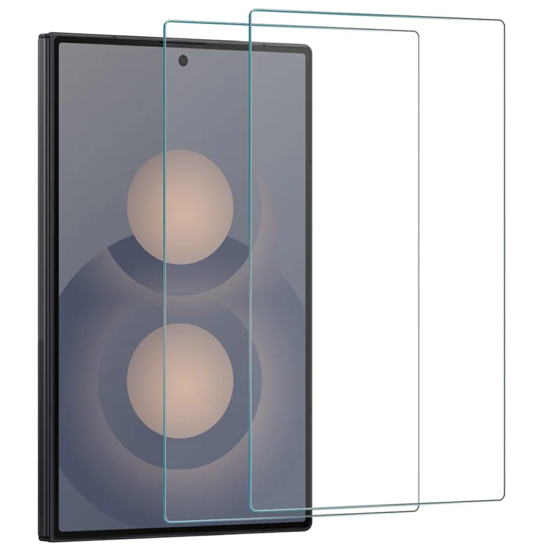 NORTHJO A+ 2Pcs For Samsung Galaxy Z Fold8 Tempered Glass Screen Protector 0.3mm 2.5D HD Film (NOT Complete Covering) - Transparent
