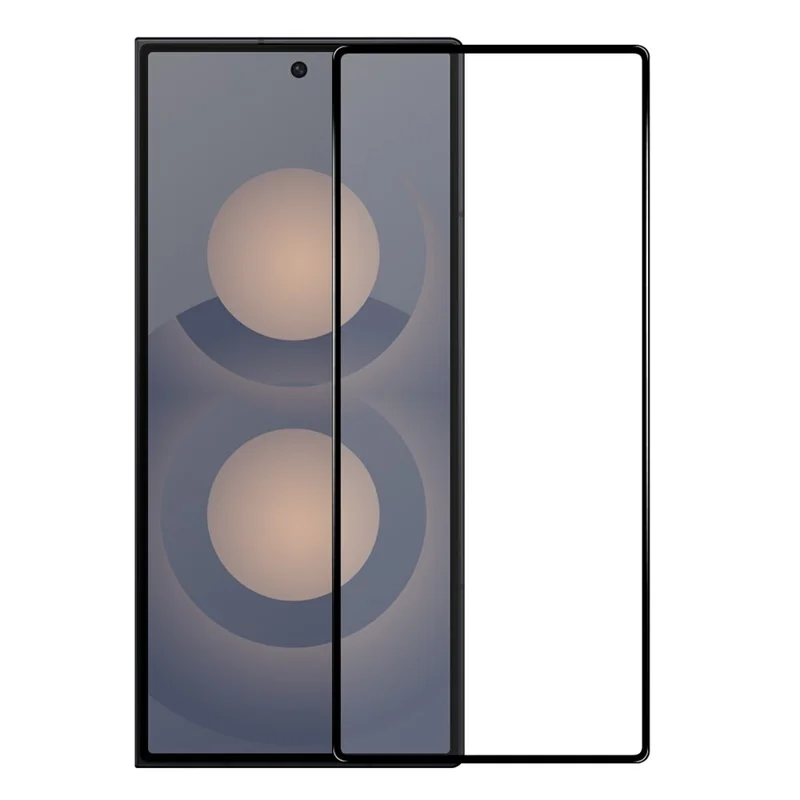 NORTHJO 2Pcs A+ For Samsung Galaxy Z Fold8 Ultra Screen Protector Full Coverage 0.3mm 2.5D High Aluminum-silicon Glass Silk Printing Film - Black