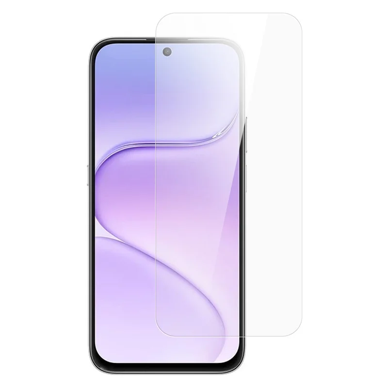 For Honor 600 Smart 5G Screen Protector 0.3mm Arc Edge Tempered Glass Film, Not Complete Coverage - Transparent
