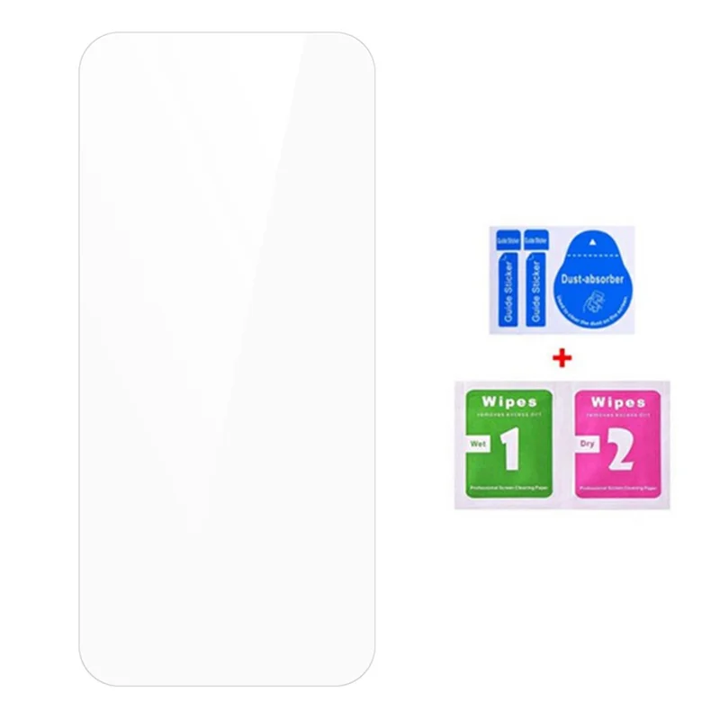 5Pcs For Honor 600 Smart 5G Front Screen Protector 0.3mm 2.5D Tempered Glass Film, Not Full Covering - Transparent