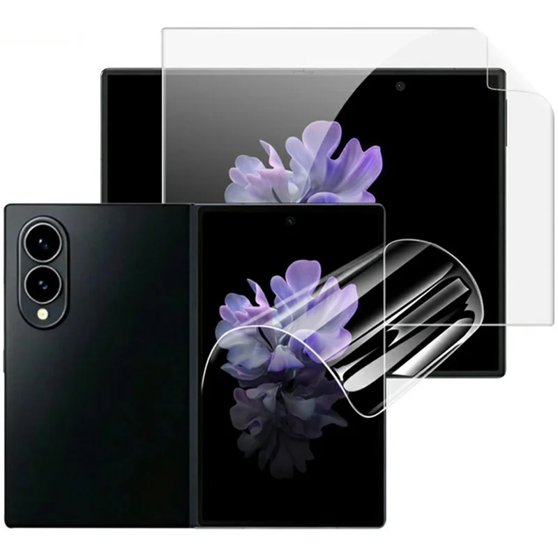 IMAK Pellicola Idrogel 4ª Gen per Samsung Galaxy Z Fold8 1 Set TPU Adesivo Completo Pellicola Schermo Intero (Schermo Frontale + Schermo Interno Grande)
