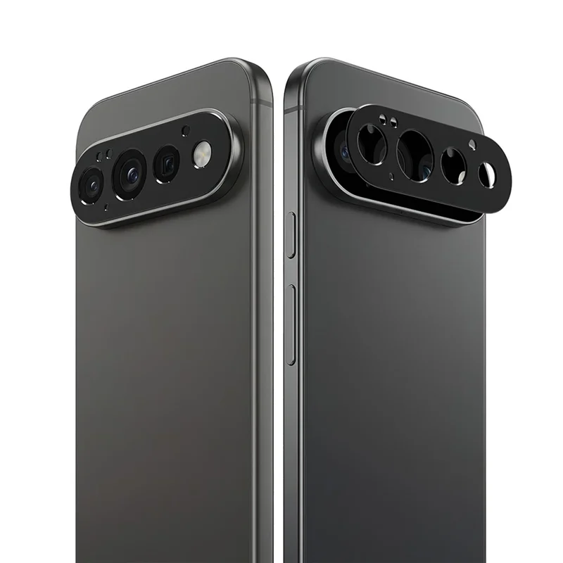 IMAK para Google Pixel 11 Pro Protector de Lente de Cámara de Metal Cubierta Protectora de Lente - Negro