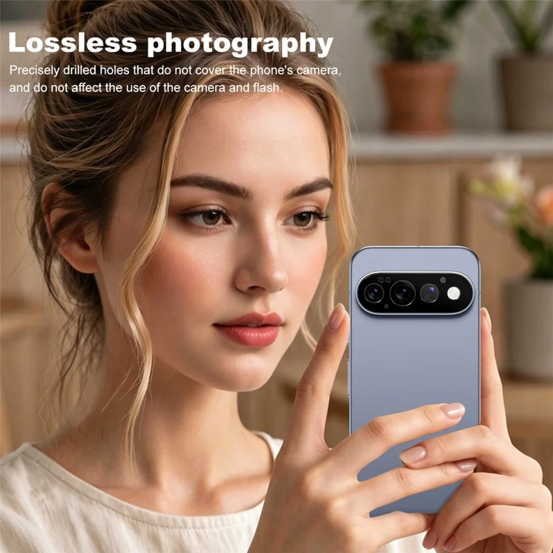 IMAK para Google Pixel 11 Pro Protector de Lente de Cámara de Metal Cubierta Protectora de Lente - Negro
