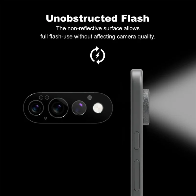 IMAK para Google Pixel 11 Pro Protector de Lente de Cámara de Metal Cubierta Protectora de Lente - Negro