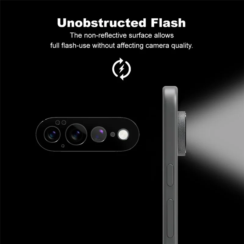 IMAK For Google Pixel 11 Pro XL Metal Camera Lens Protector Lens Protective Cover - Black