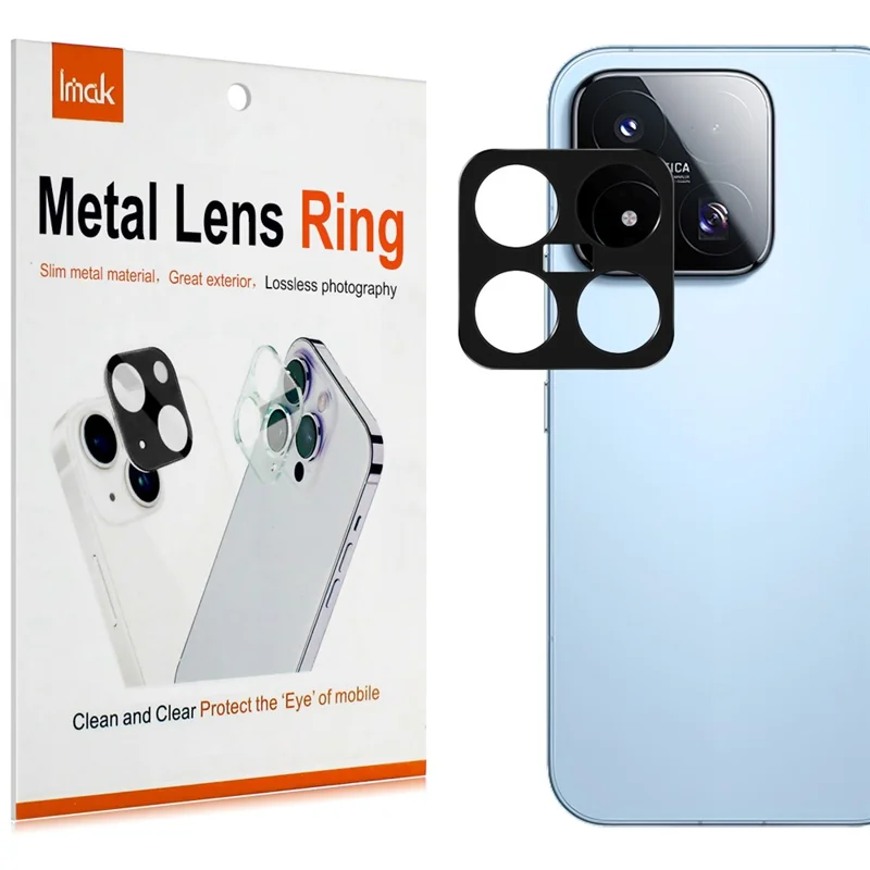 IMAK For Xiaomi 17 Max Metal Camera Lens Protector Lens Protective Cover - Black