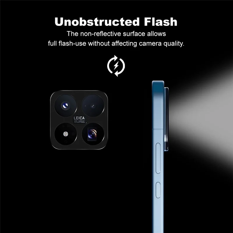 IMAK For Xiaomi 17 Max Metal Camera Lens Protector Lens Protective Cover - Black