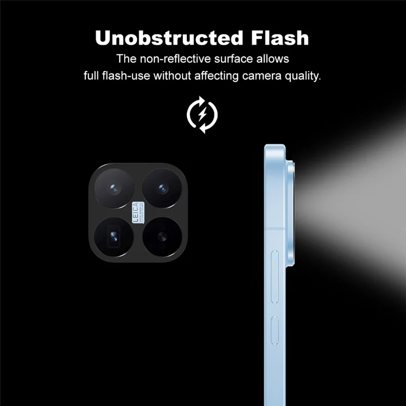 IMAK para Xiaomi 17T Protector de Lente de Cámara de Metal Cubierta Protectora de Lente - Negro