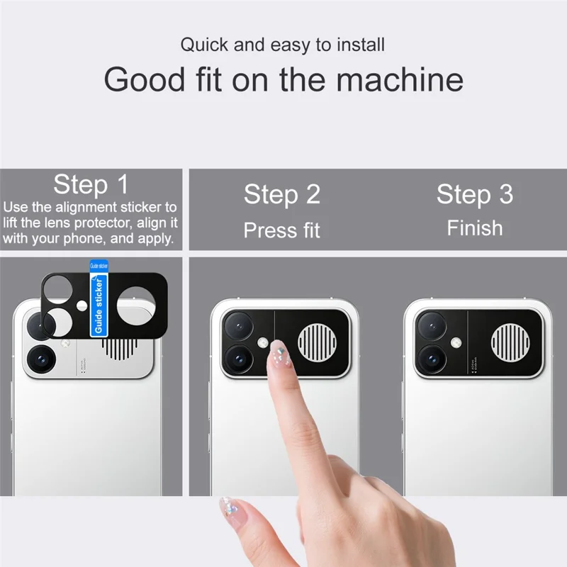 IMAK voor Xiaomi Redmi K90 Max 5G Metalen Cameraobjectief Protector Lens Beschermhoes - Zwart
