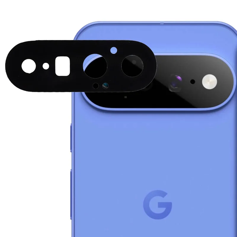 Защитная пленка из закаленного стекла для Google Pixel 11 с шелкографией, защитная пленка для объектива камеры - черная