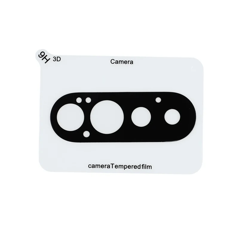 For Google Pixel 11 Pro Tempered Glass Lens Protector Silk Printing Camera Lens Film - Black