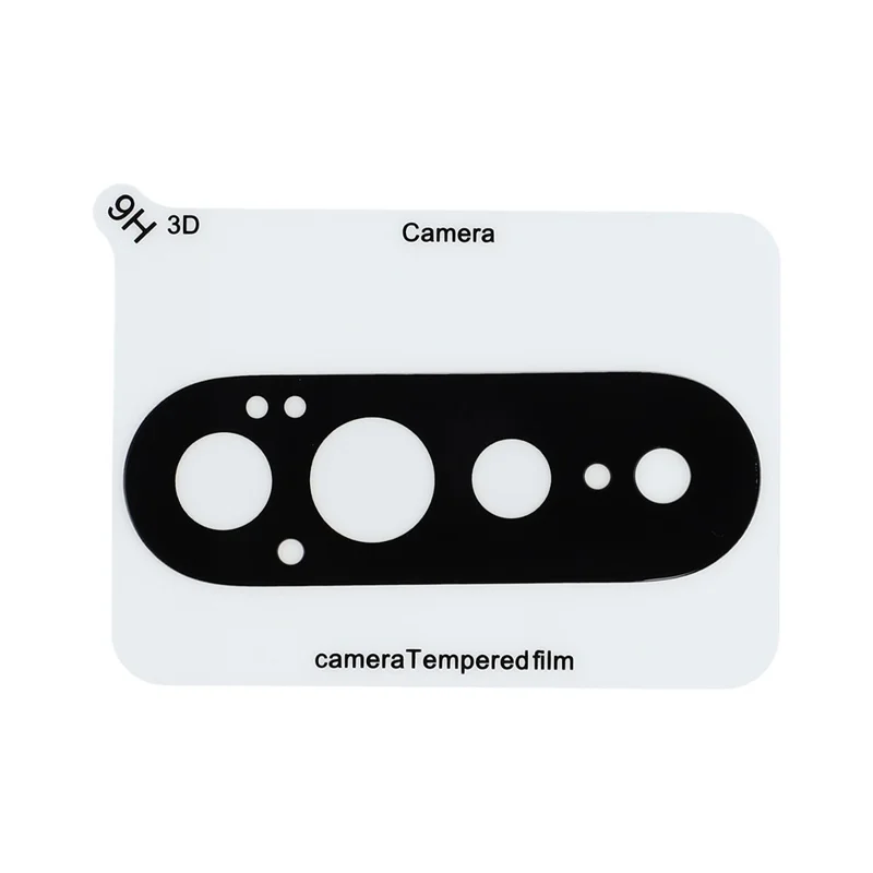 For Google Pixel 11 Pro XL Tempered Glass Lens Protector Silk Printing Camera Lens Film - Black