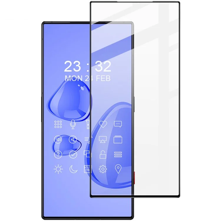 IMAK Pro+ Series для ZTE nubia Red Magic 8 Pro 5G / 8 Pro+ 5G / 8S Pro 5G / 8S Pro+ 5G Закаленное стекло Противовзрывное полноэкранное защитное покрытие Ультрачеткий противоцарапинный экранный фильм