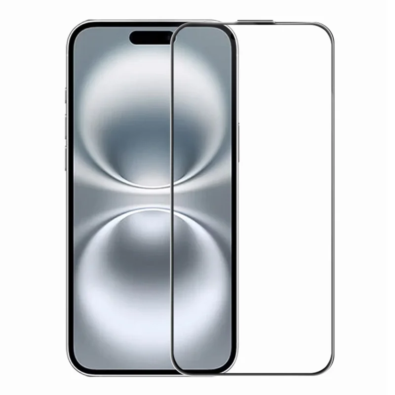 RURIHAI For iPhone 15 Plus  /  16 Plus Full Screen Protector AR Anti-Reflective HD Clear Tempered Glass Flim - Transparent