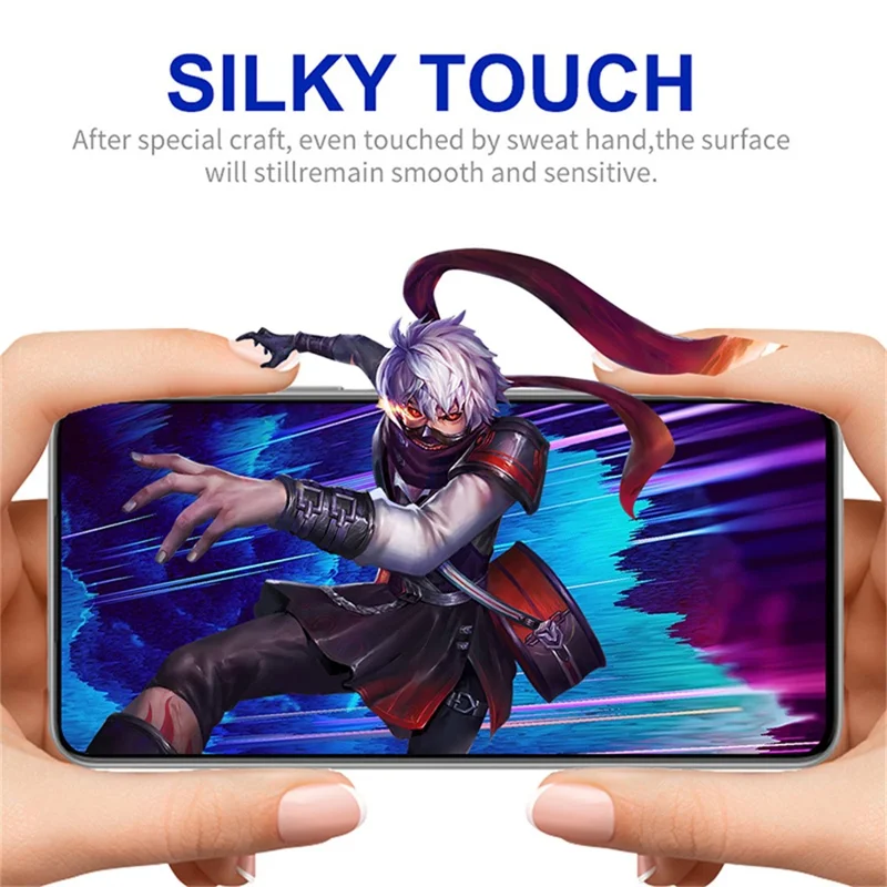 RURIHAI For iPhone 15 Plus  /  16 Plus Full Screen Protector AR Anti-Reflective HD Clear Tempered Glass Flim - Transparent